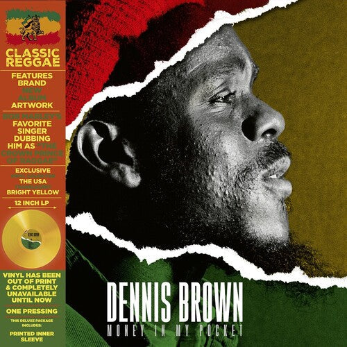 Dennis Brown- Money in My Pocket - Yellow ( LP )
