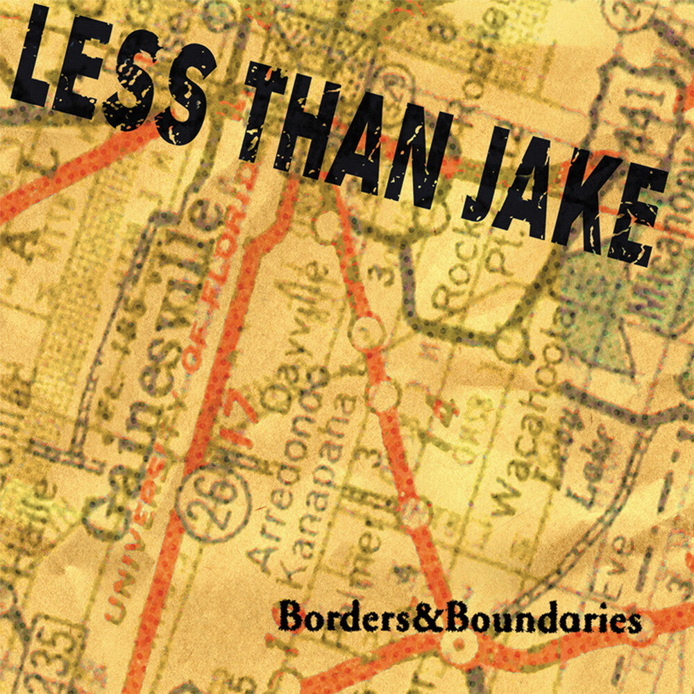Less Than Jake- Borders & Boundaries 25th Anniversary - Yellow Vinyl ( LP )