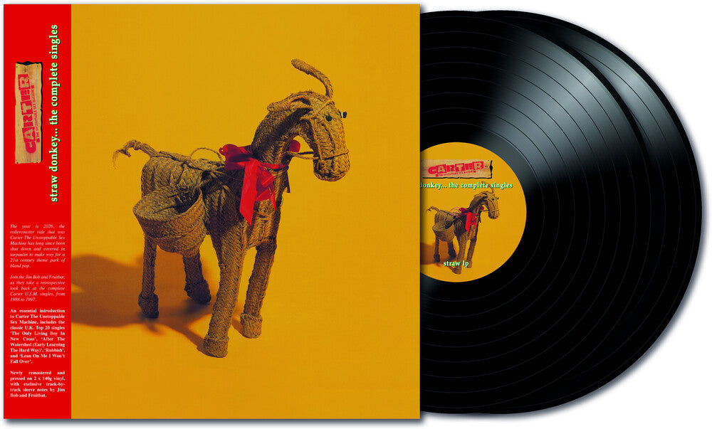 Carter The Unstoppable Sex Machine- Straw Donkey - The Complete Singles ( LP )