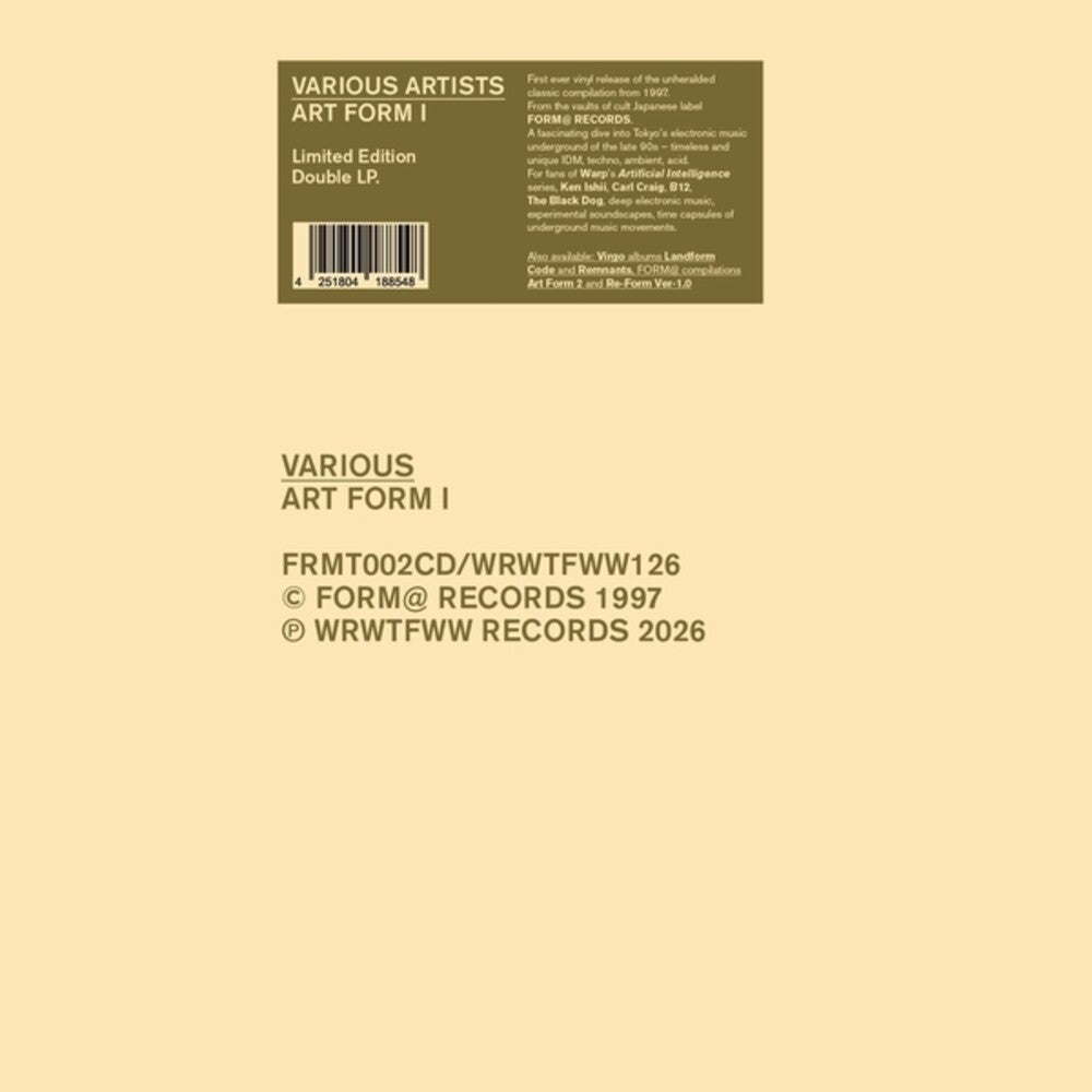 Art Form 1 / Various- Art Form 1 / Various ( LP )