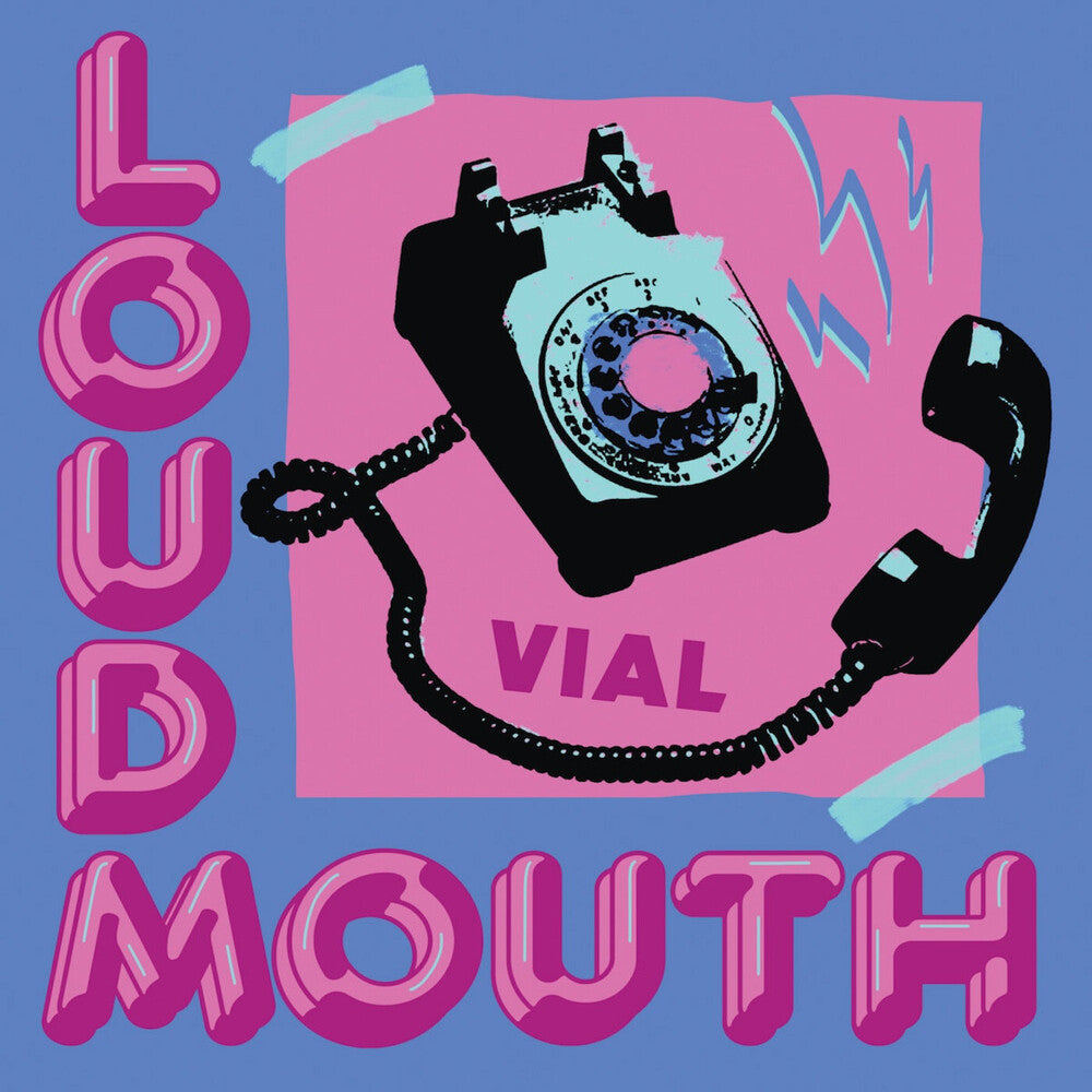 Vial- Loudmouth - Ice Blue With Aqua Blue Spokes (Blue) ( LP )