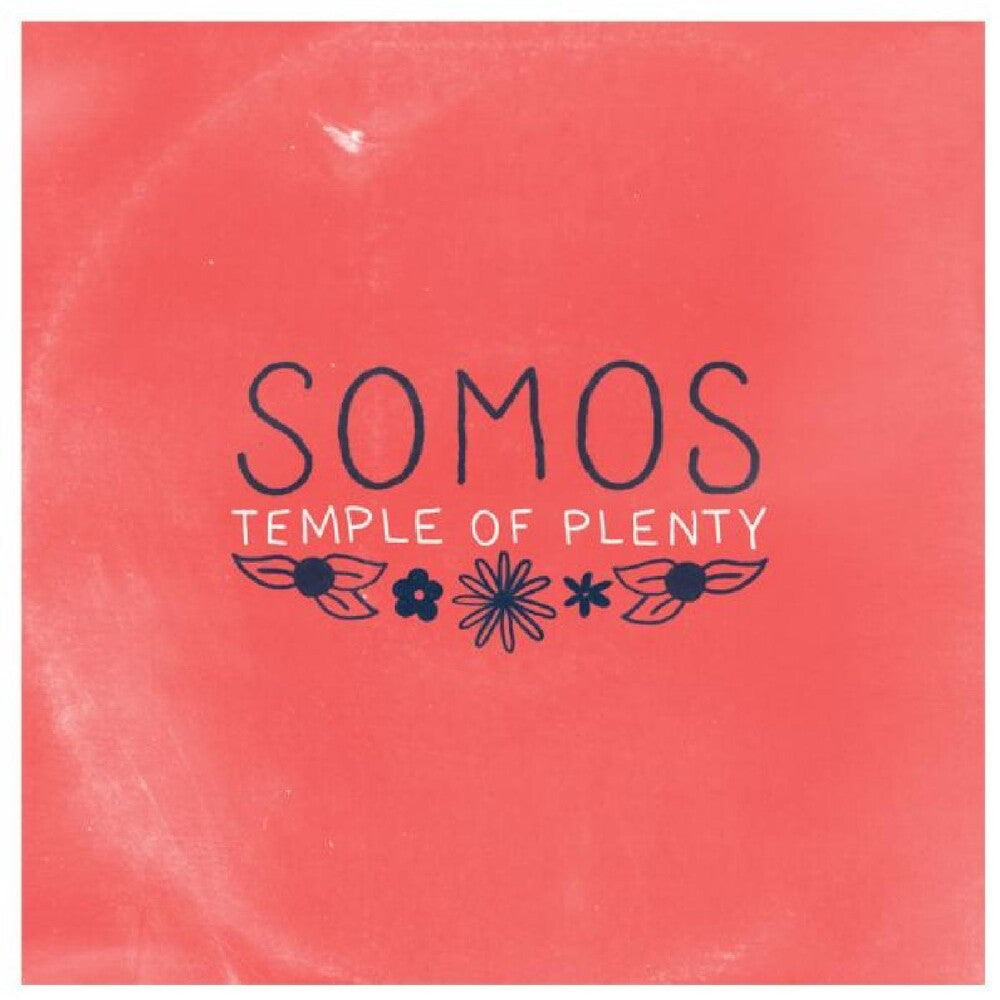 Somos- Temple Of Plenty - Red & Sea Glass Blue Splash ( LP )