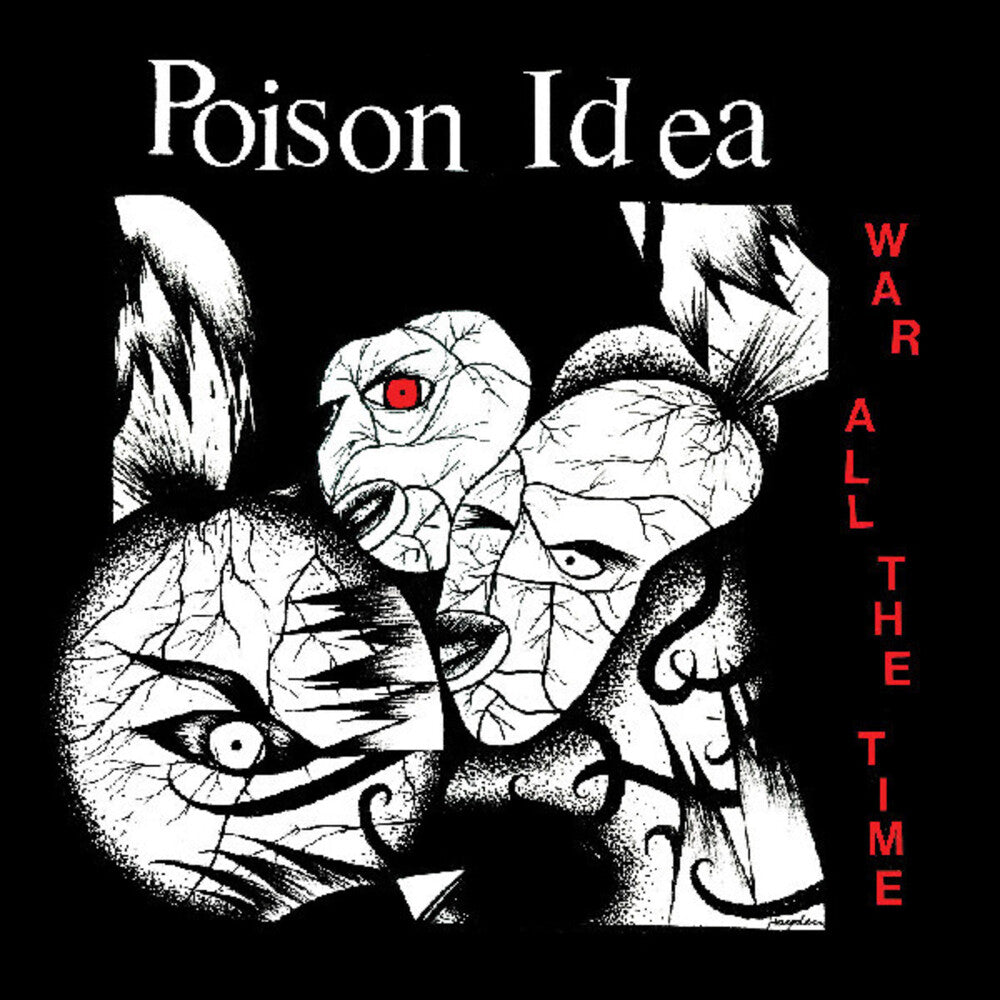 Poison Idea- War All The Time - Opaque Green Vinyl ( LP )