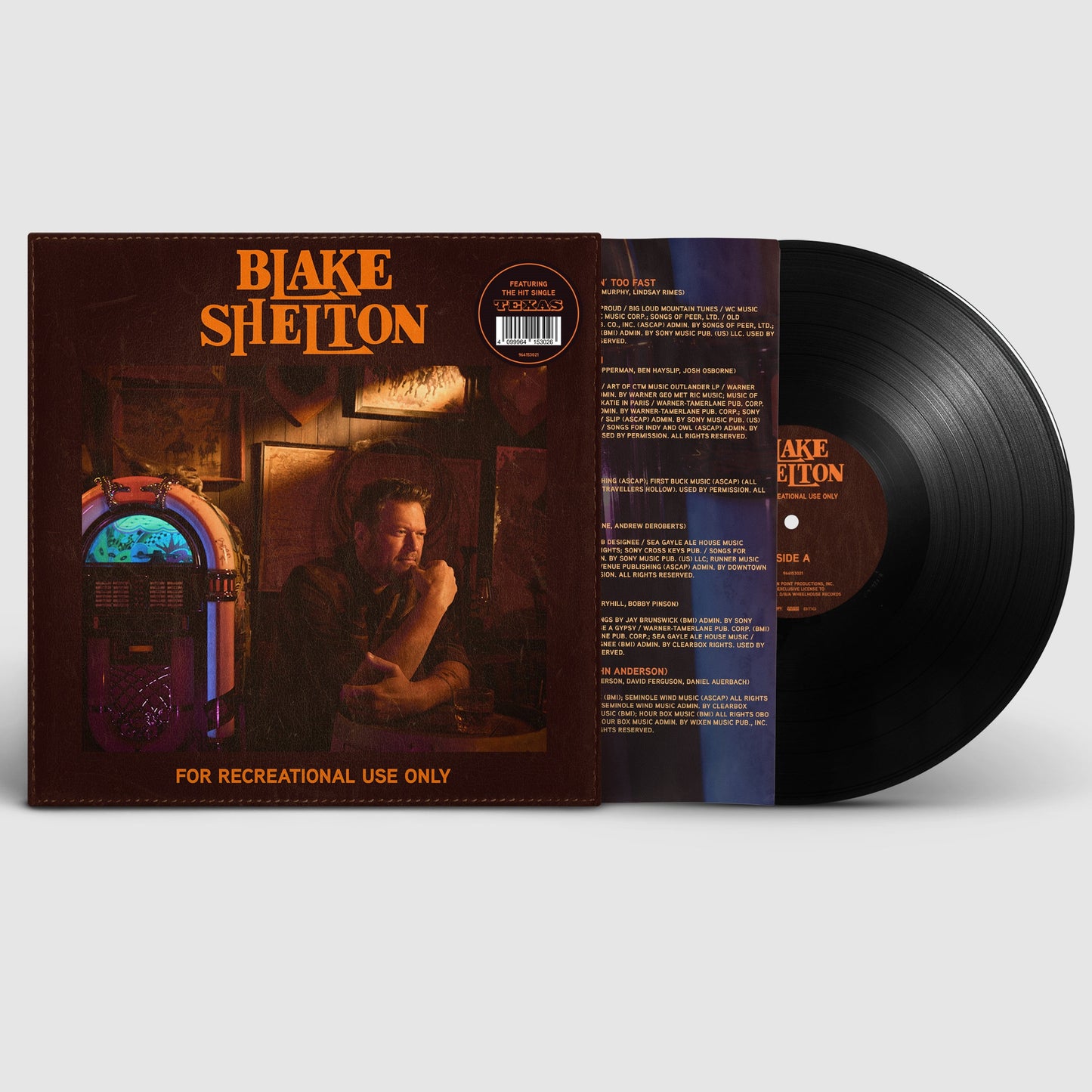 Blake Shelton- For Recreational Use Only ( LP )
