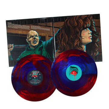 Friday The 13th Part III Soundtrack (Lenticular Cover; Red / Blue Swirl Vinyl) ( LP )