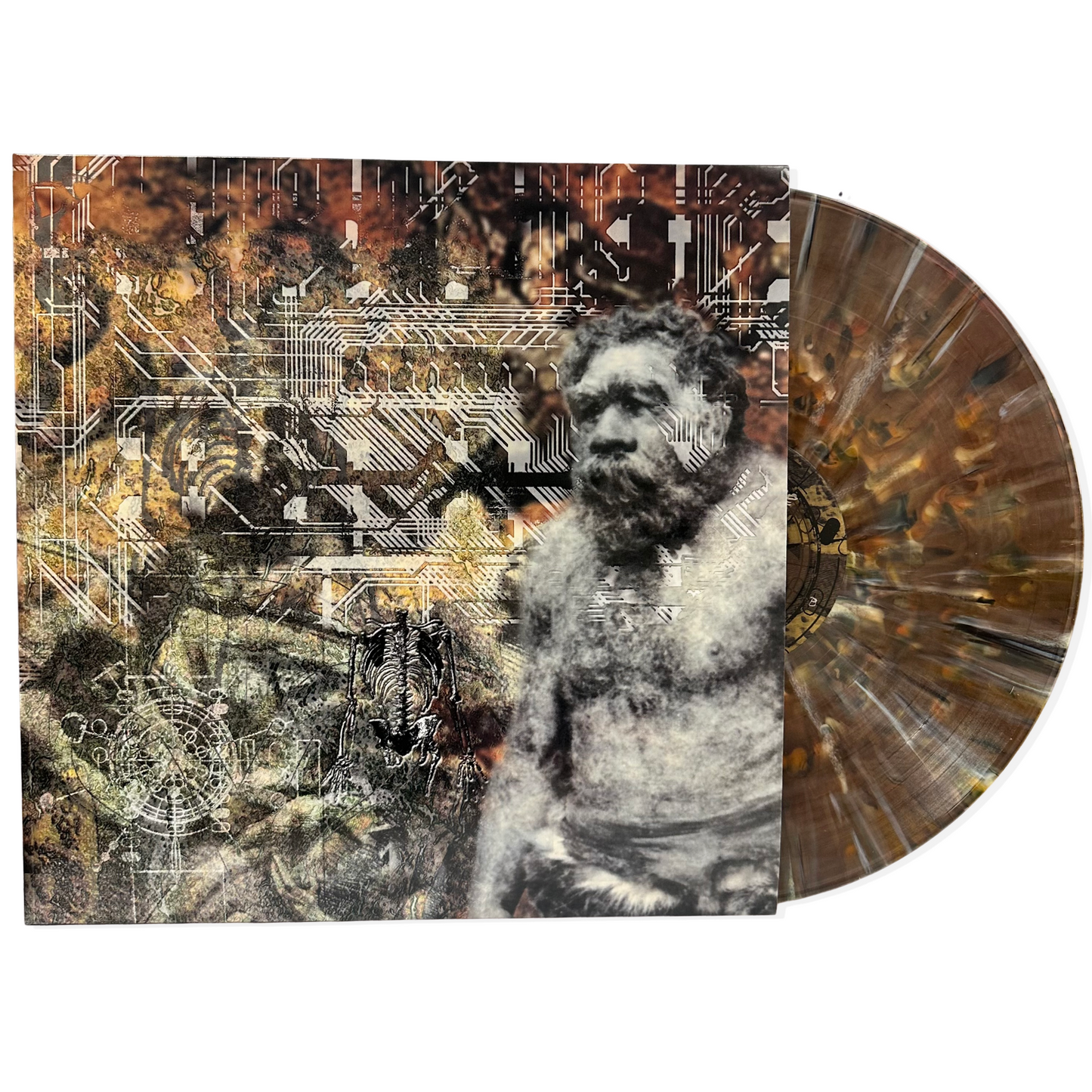 Dissolve- Caveman Of The Future (Clear Orange w/ Black Splatter Vinyl) ( LP )