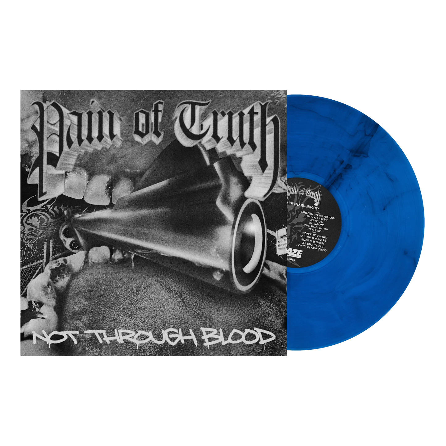 Pain Of Truth- Not Through Blood (Blue Swirl) (DAZE Records) ( LP )