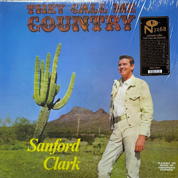 Sanford Clark- They Call Me Country - Limited Blue Colored Vinyl ( LP )