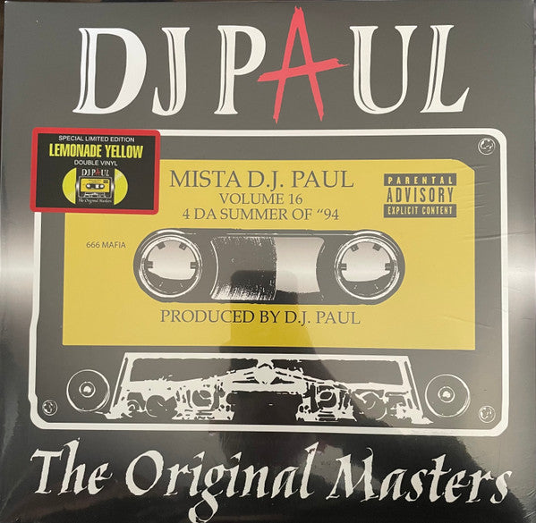DJ Paul- The Original Masters, Vol. 16 ( LP )