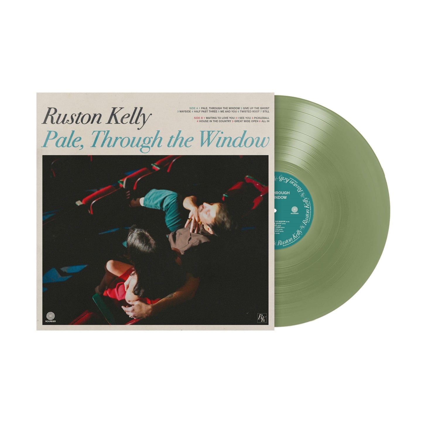 Ruston Kelly- Pale Through The Window (Autographed, Indie Exclusive Deco Green Vinyl) ( LP )
