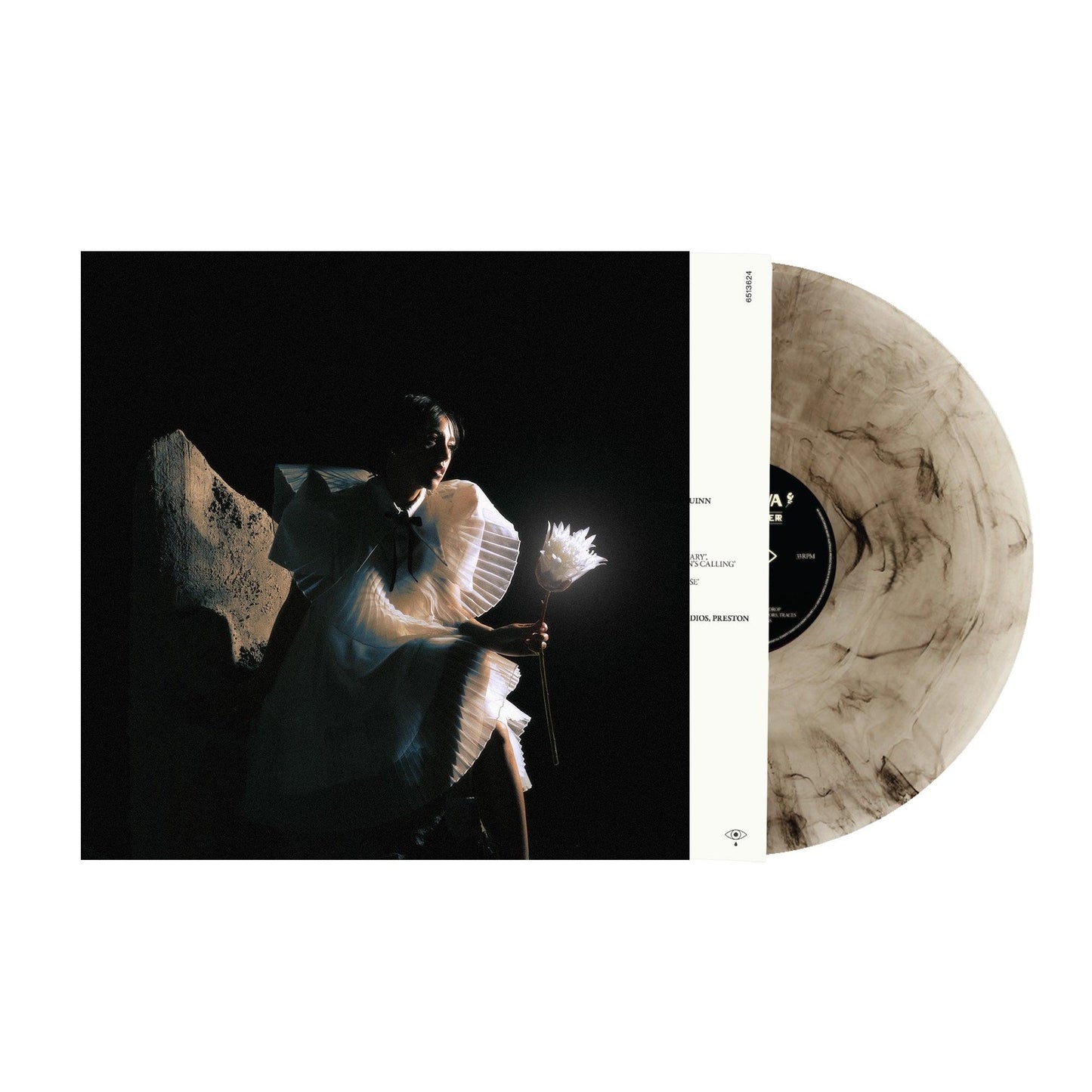 Telenova- Time Is A Flower - Black Marble Colored Vinyl ( LP )