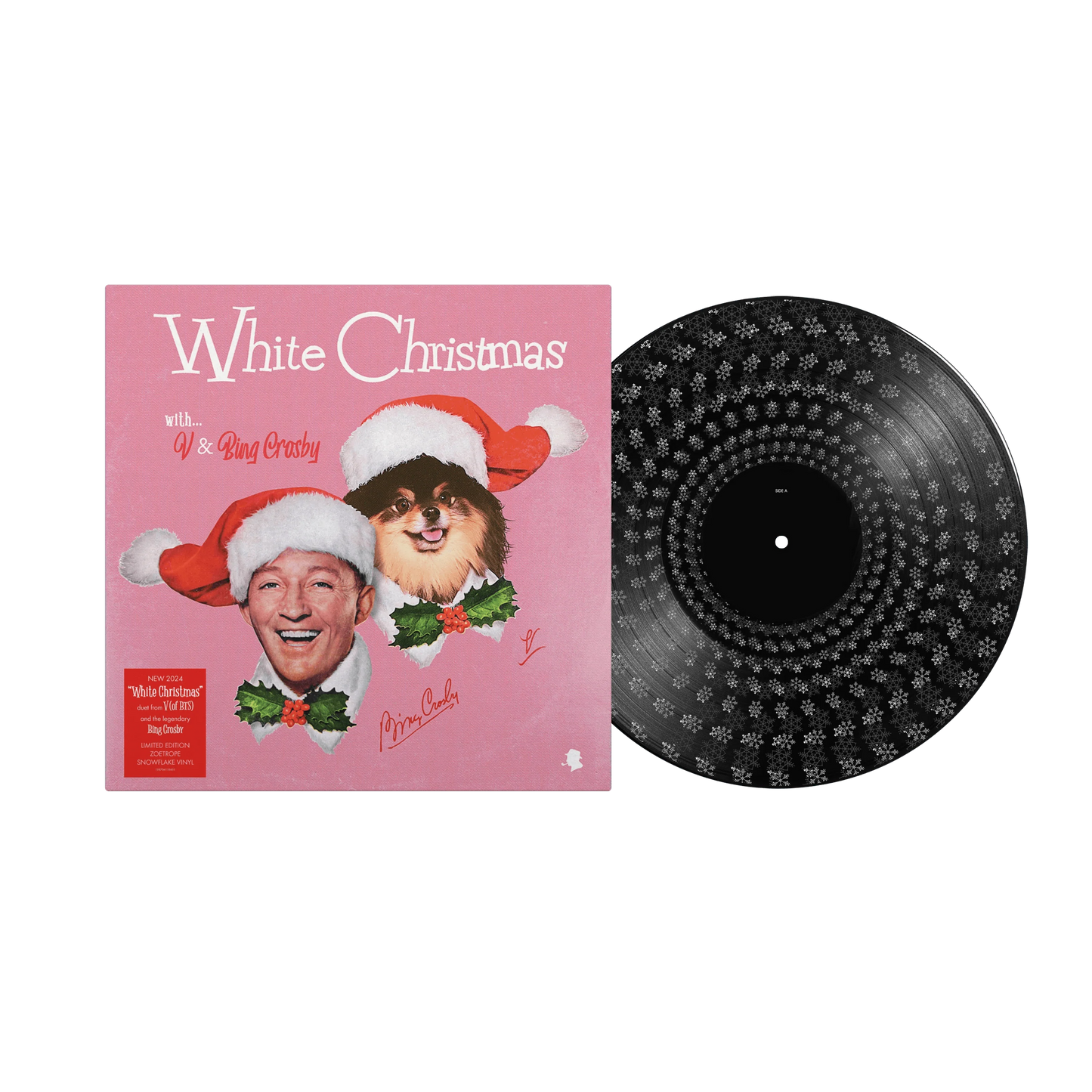 V x Bing Crosby- White Christmas (Zoetrope Picture Disc) ( LP )