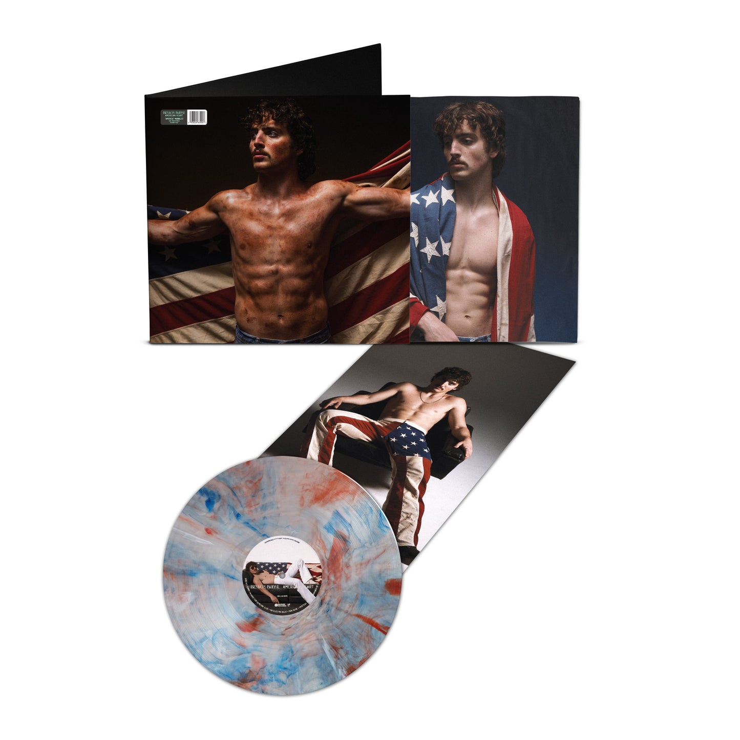 Benson Boone- American Heart (Red/White/Blue Marble Vinyl) ( LP )