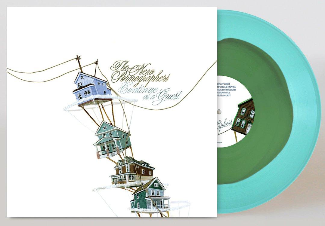 New Pornographers- Continue As A Guest (Indie Exclusive Blue & Green Vinyl) ( LP )