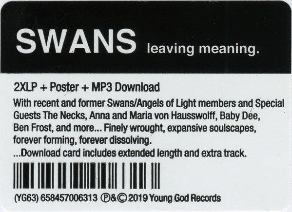 Swans- Leaving Meaning ( LP )