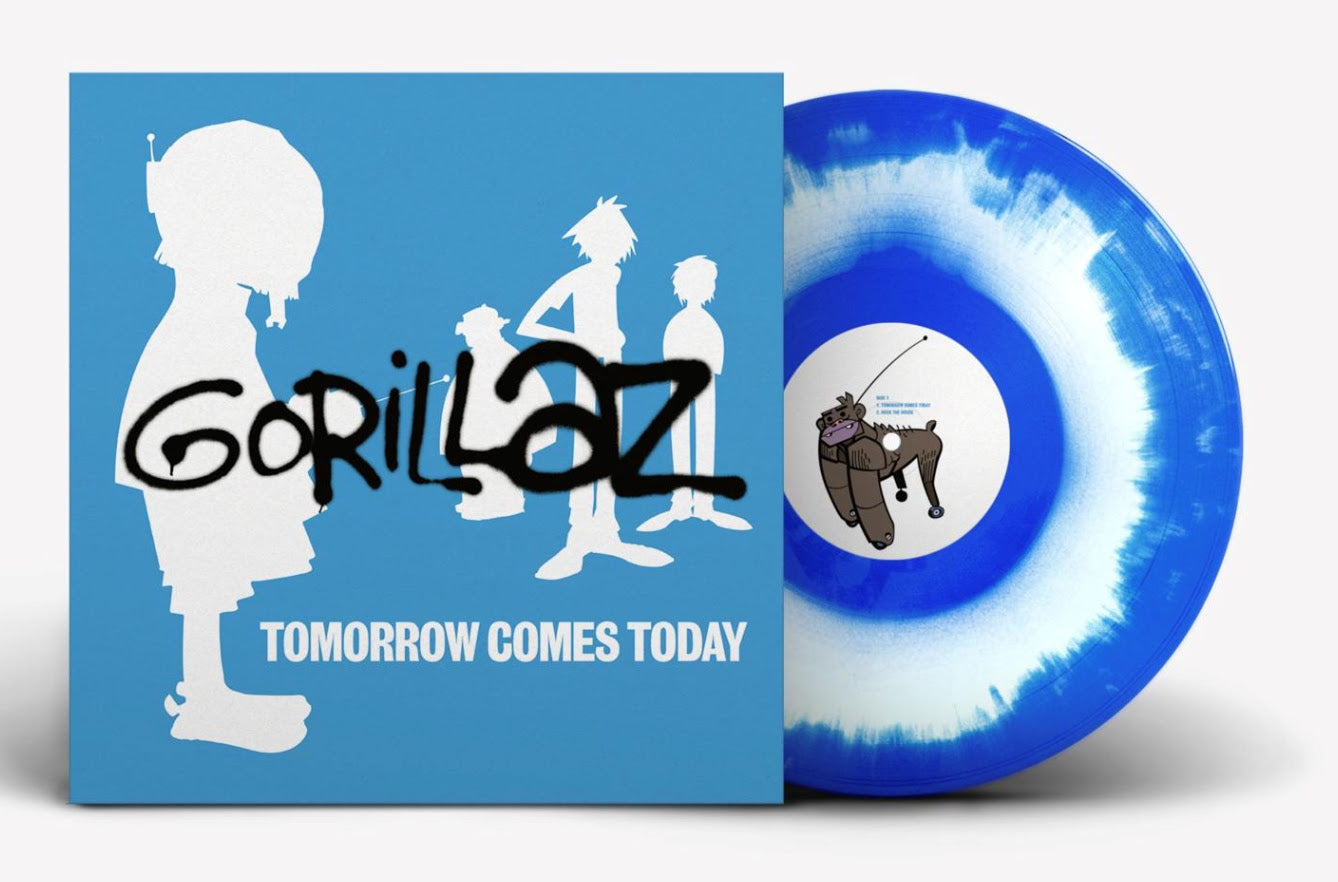 Gorillaz- Tomorrow Comes Today EP (White/Blue Vinyl) ( LP )