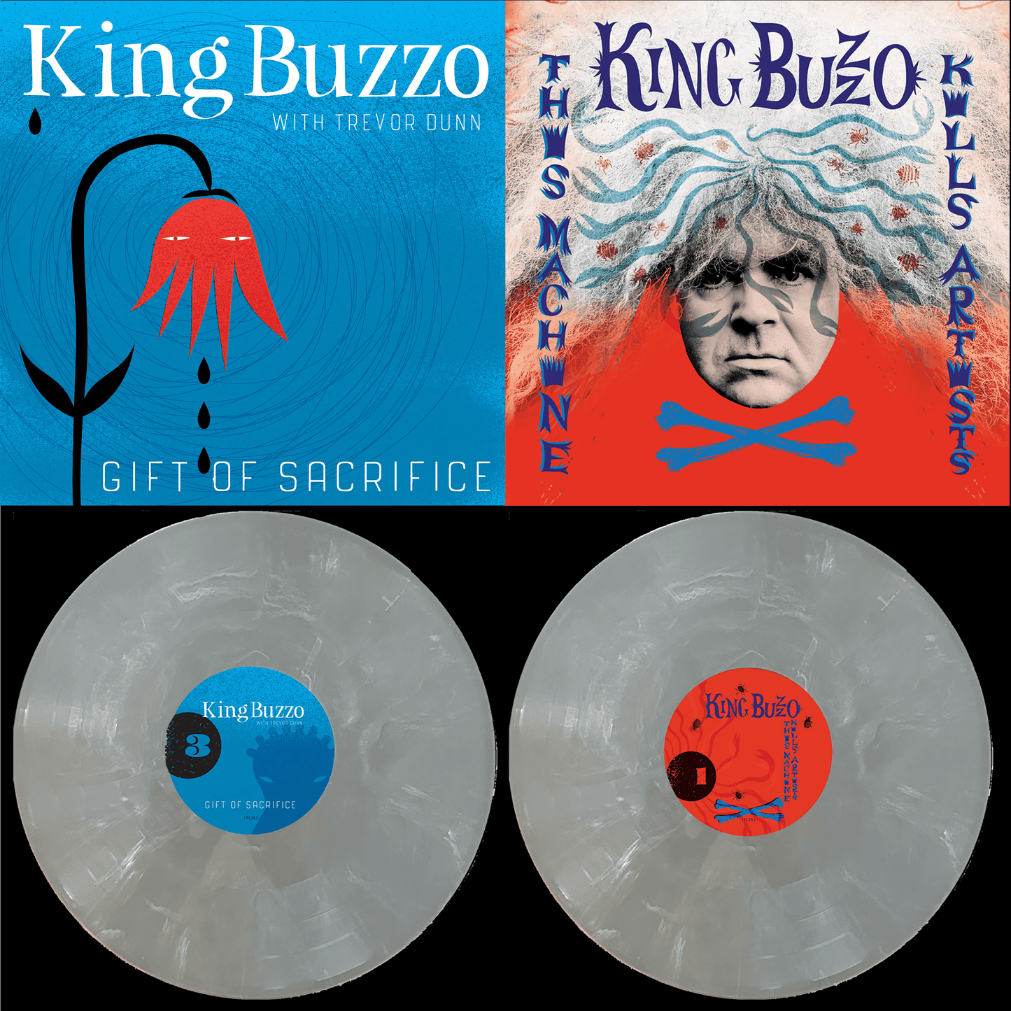 King Buzzo (Melvins)- This Machine Kills Artists & Gift Of Sacrifice (Indie Exclusive Vinyl) ( LP )