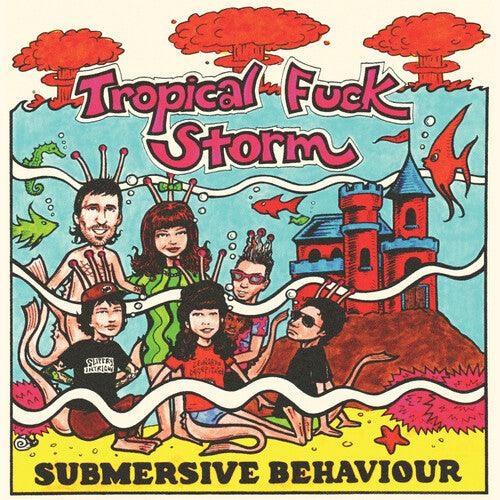 Tropical Fuck Storm- Submersive Behaviour (Clear/Aqua Blue Smoke Vinyl) ( LP )