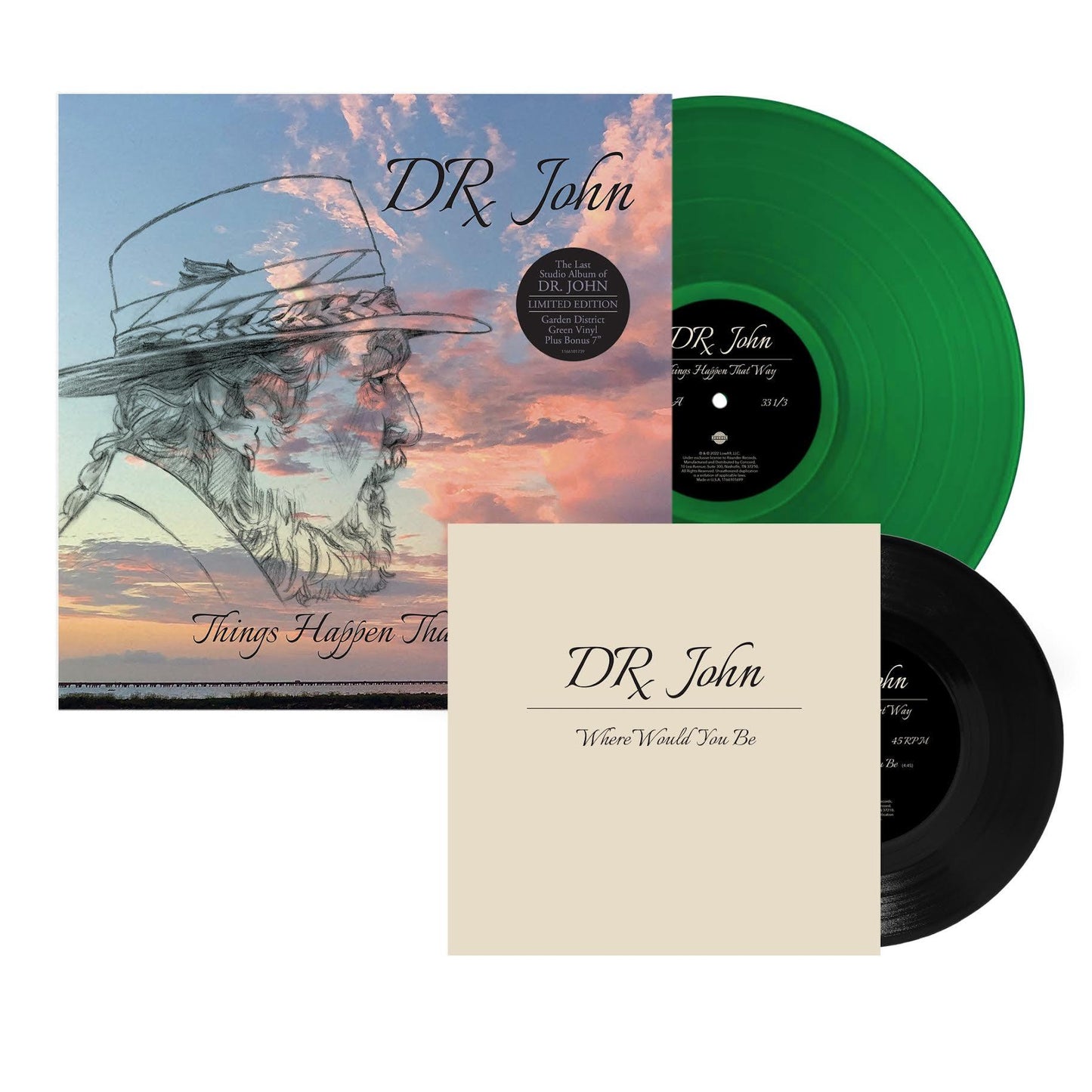 Dr. John- Things Happen That Way (Indie Exclusive Garden District Green + 7") ( LP )