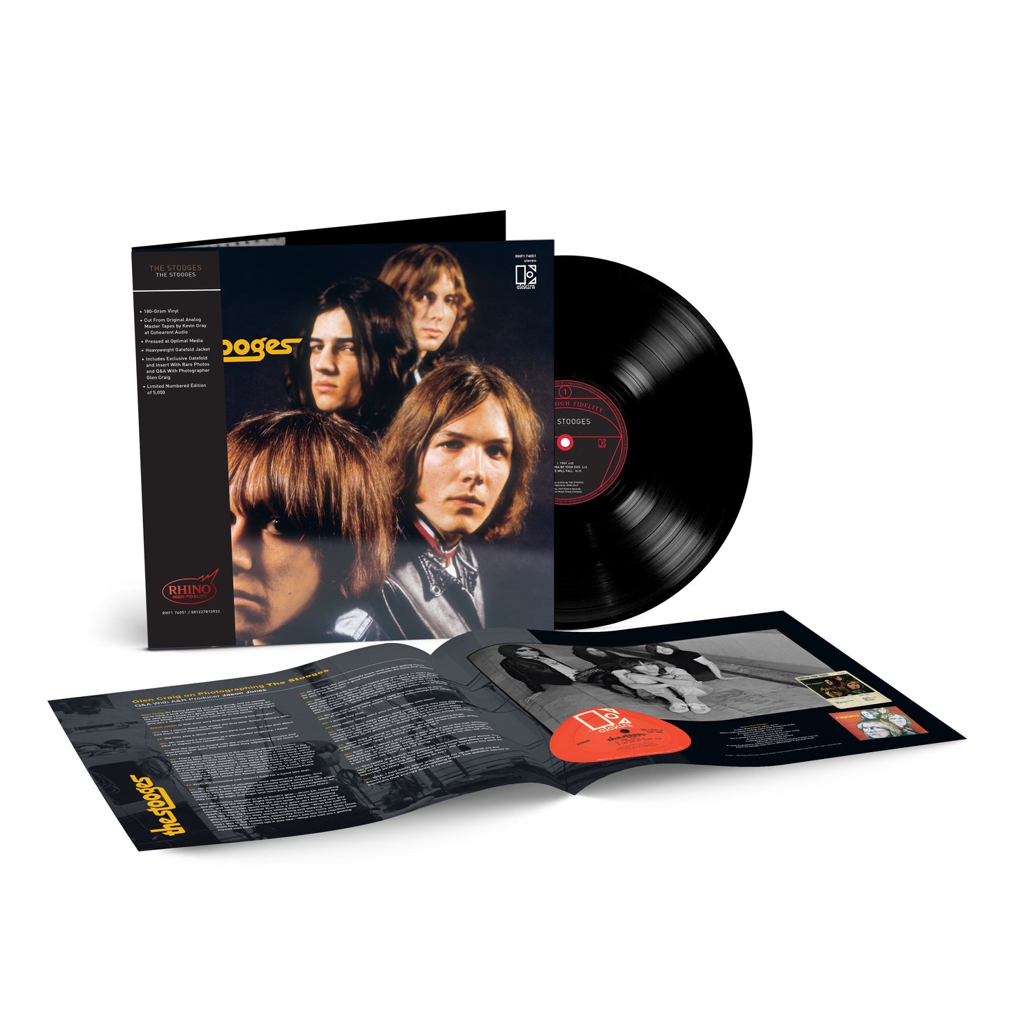 The Stooges- The Stooges (Elektra 75) (Hi-Fi) ( LP )