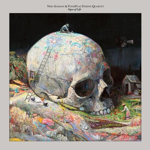 Neil Gaiman & Fourplay String Quartet- Signs Of Life (Silver Fox Vinyl) ( LP )