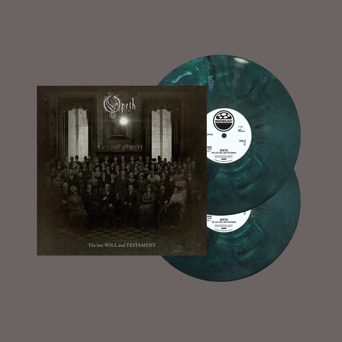 Opeth- The Last Will And Testament (Indie Exclusive Rough Seas Vinyl) (DAMAGED) ( LP )