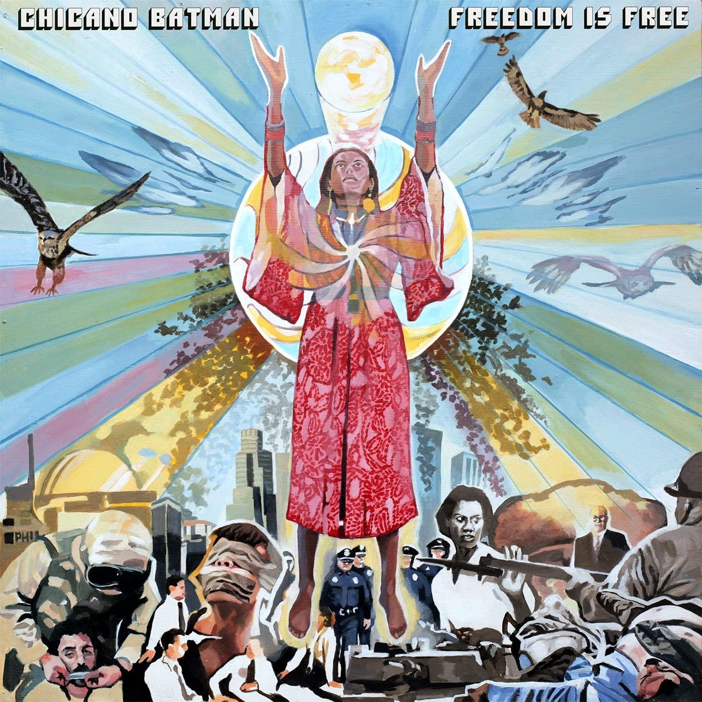Chicano Batman- Freedom Is Free (Pink & Blue Splatter Vinyl) ( LP )
