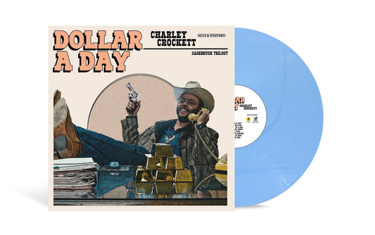 Charley Crockett- Dollar A Day (Indie Exclusive Pale Cornflower Blue Vinyl) ( LP )