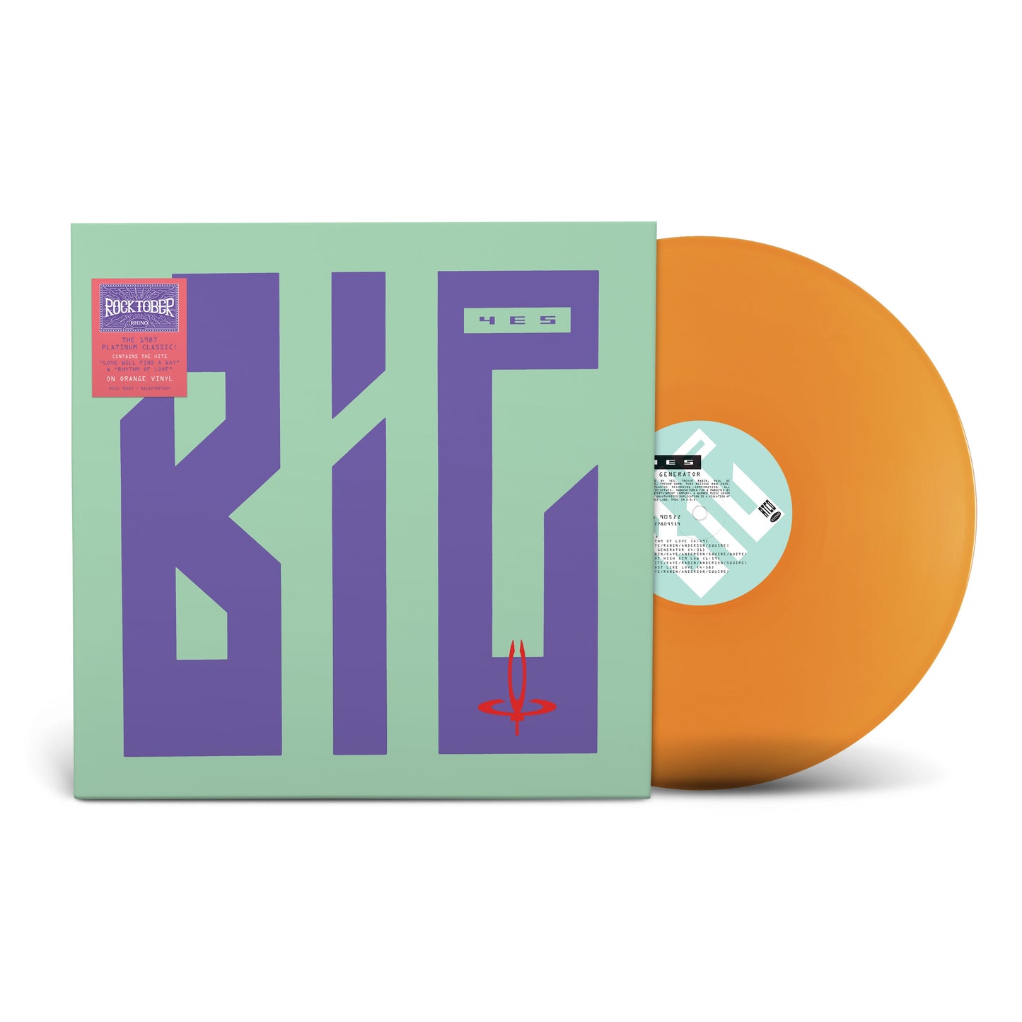 Yes- Big Generator (Rocktober 2025) (1LP Orange Vinyl) ( LP )