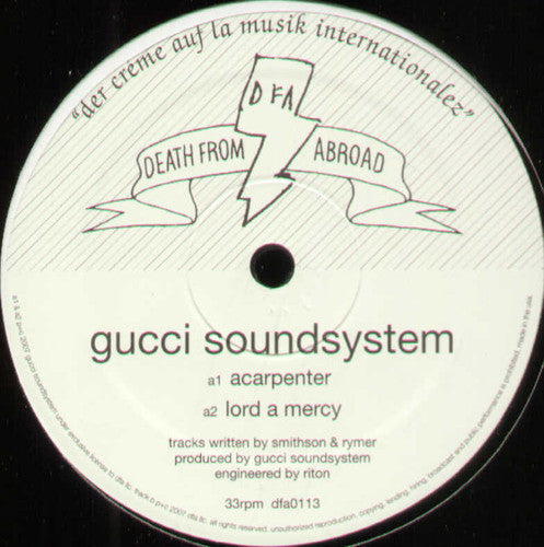 Gucci Soundsystem- Acarpenter ( LP )