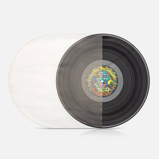 12” Round Bottom Record Inner Sleeves – 40 Micron Premium Frosted Plastic