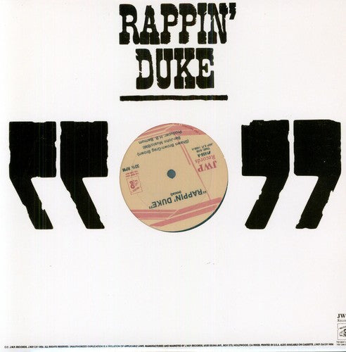 Shawn Brown: Rappin' Duke ( John Wayne Rap ) { Record }