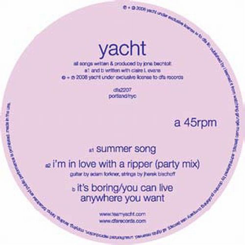 YACHT: Summer Song { Record }