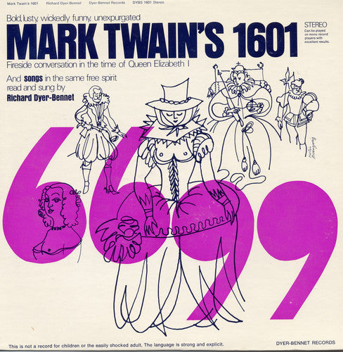 Richard Dyer-Bennett: Mark Twain's 1601 - COMPACT DISCS