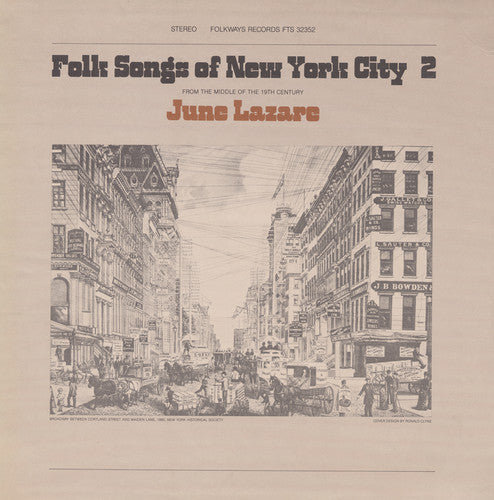 June Lazare: Folk Songs of New York City, Vol. 2 - COMPACT DISCS