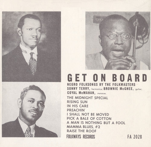Sonny Terry: Get on Board: Negro Folksongs By the Folkmasters - COMPACT DISCS