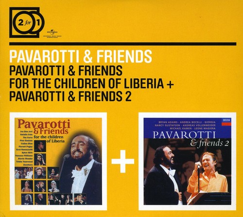 Luciano Pavarotti: Pavarotti & Friends 1 & 2 - COMPACT DISCS