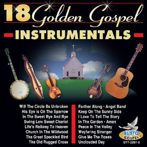 Various Artists: 18 Golden Gospel Instrumentals - COMPACT DISCS