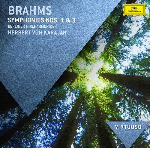 Herbert von Karajan: Virtuoso-Brahms: Symphonies Nos. 1 & 3 - COMPACT DISCS