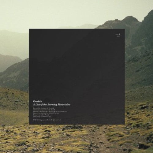 Oneida: A List Of The Burning Mountains { Record }