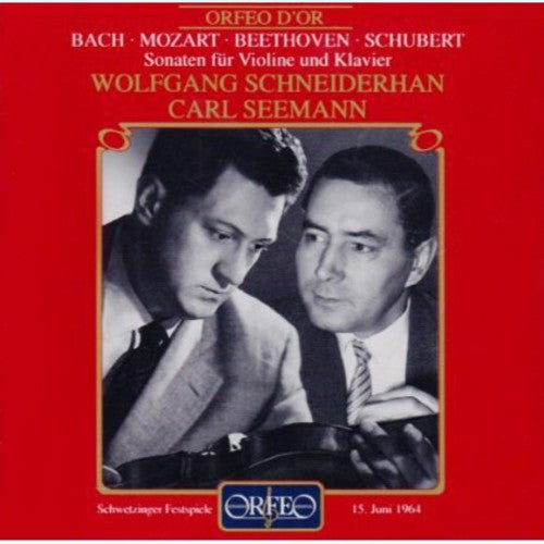 Bach / Mozart / Seemann / Schneiderhan: Sonaten Fur Violine Und Klavier - COMPACT DISCS