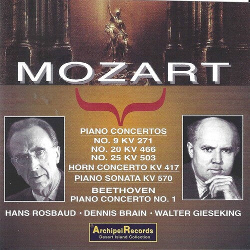 Mozart / Gieseking: Klavierkonzerte 9 20 25 - COMPACT DISCS