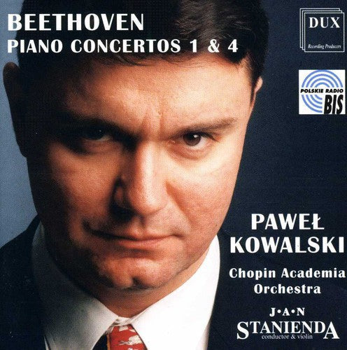 Ludwig van Beethoven: Piano Concertos 1 & 4 - COMPACT DISCS