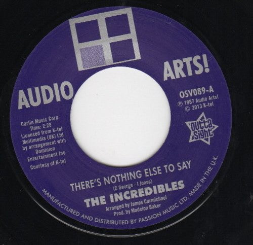 Audio Arts Strings the Incredibles: There's Nothing Else to Say - 7-INCH SINGLE