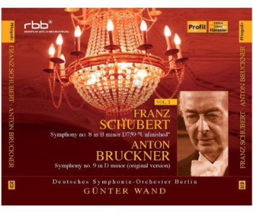 Günter Wand: Schubert Bruckner 2: Symphony No 8 & Symphony No 9 - COMPACT DISCS