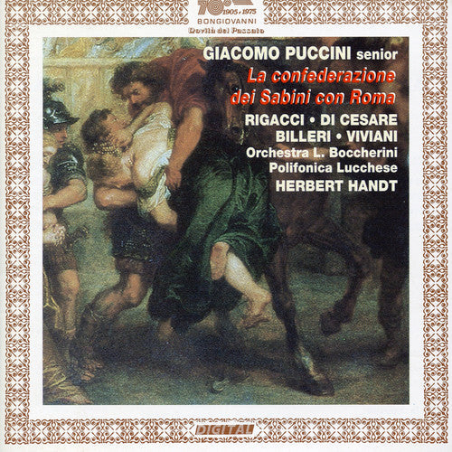 Puccini (Giacomo, Senior) / Billeri / Handt Et Al: La Confederazione Dei Sabini Con Roma - COMPACT DISCS