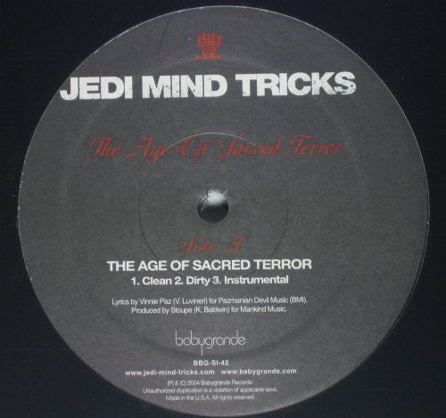 The Society of Invisibles: The Age Of Sacred Terror / Saviorself - 12-INCH SINGLE