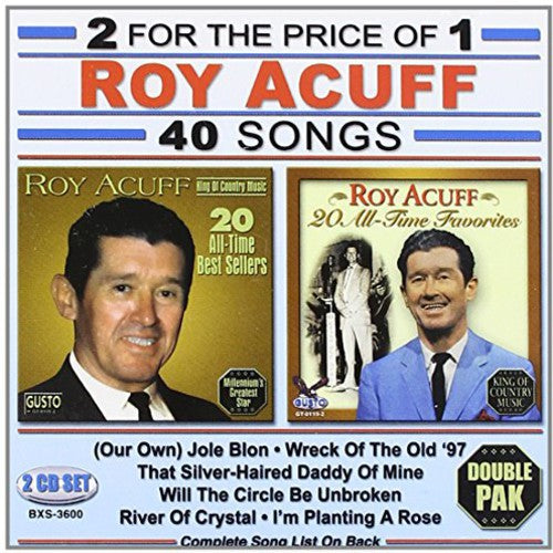 Roy Acuff: 40 Songs - COMPACT DISCS