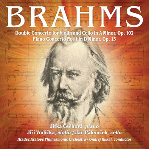 Brahms / Vodicka / Palenicek / Cechova / Hradec: Double Con 102 & Pno Con 1 15 - COMPACT DISCS