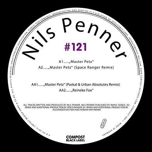 Nils Penner: Compost Black Label 121 - 12-INCH SINGLE